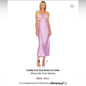 Codie Cut Out Dress in Lilac- Show Me Your Mumu